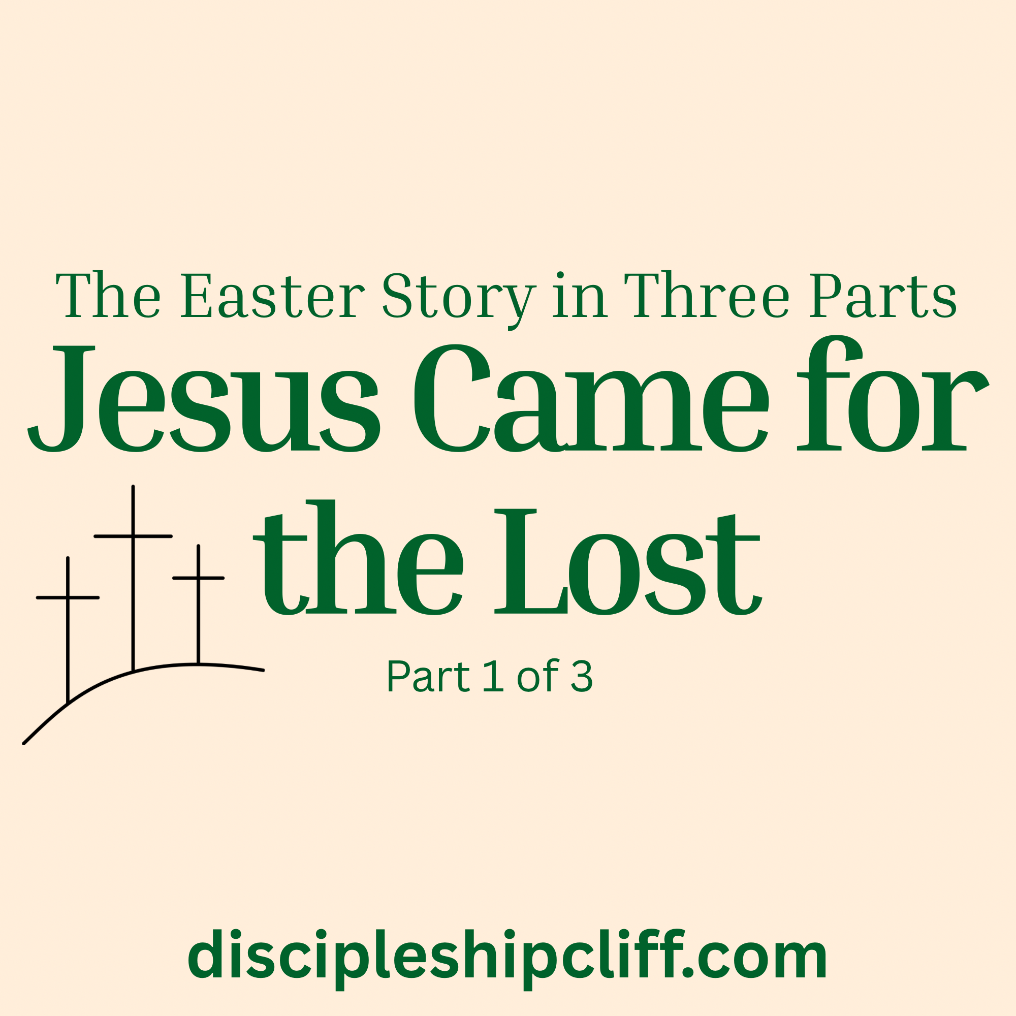 Jesus Came for the Lost